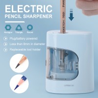 Electric Desktop Pencil Sharpener Battery Operated Automatic Stationery	